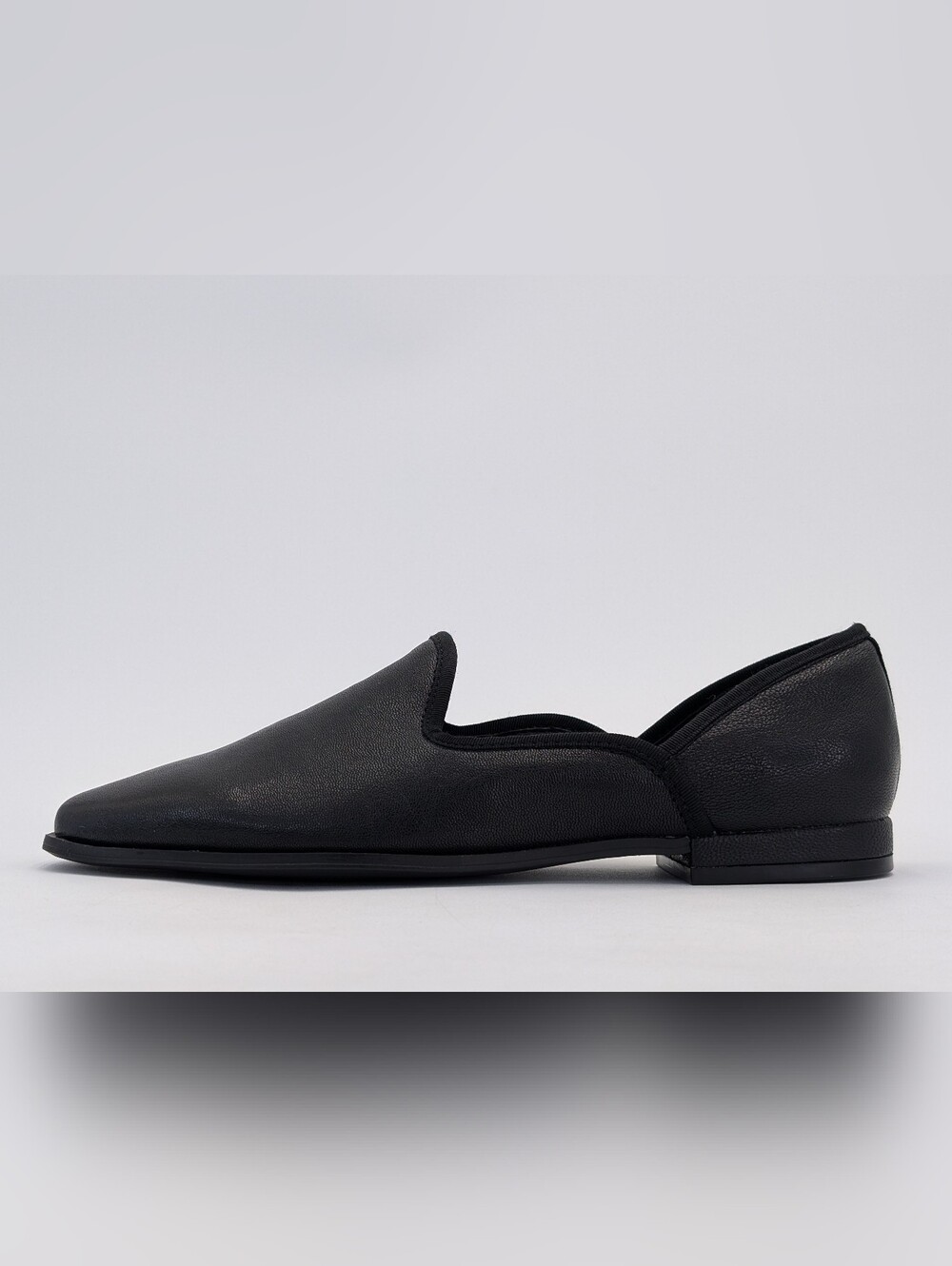 Chelsea & Violet "Louisa" Sz 8.5M Women Black Genuine Leather Modern Square Toe - Picture 3 of 17